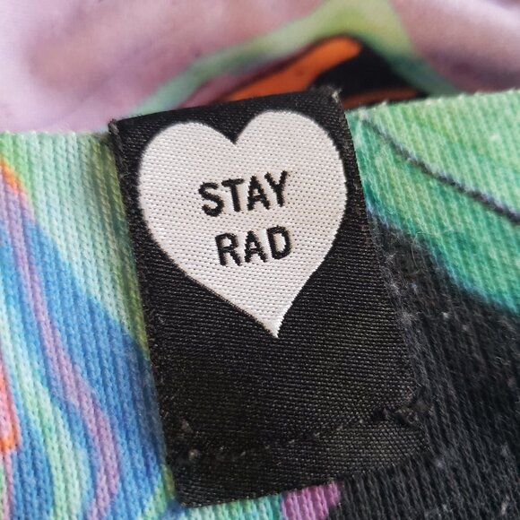Stay Rad Marble Tie Dye Set4Lyfe Purple Green Blue JG Joggers Large - Picture 5 of 16